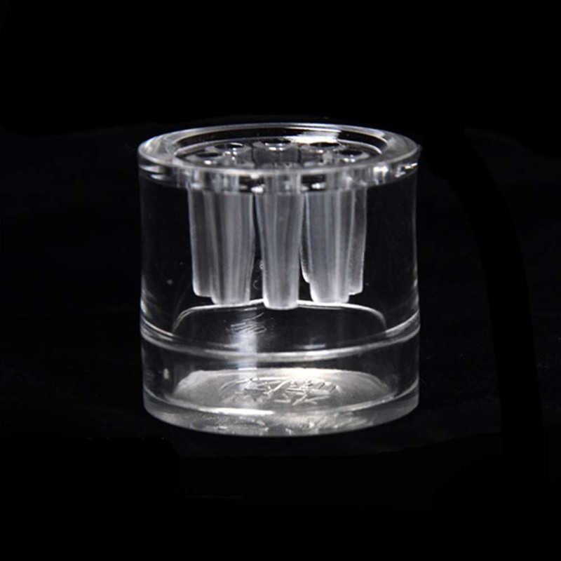 ANCLLO 5Pcs Transparent Acrylic 8 Holes Worm Catch Aquarium Supplies