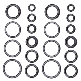 ZHONGLEFA 10 Sizes 20 Pcs 4-30mm Rod Repair Kit Rod Tip Repair Kit Fishing Rod Ceramic Guides Ring Set Fishing Rod Ceramic Guides Ring Set Fishing Accessories