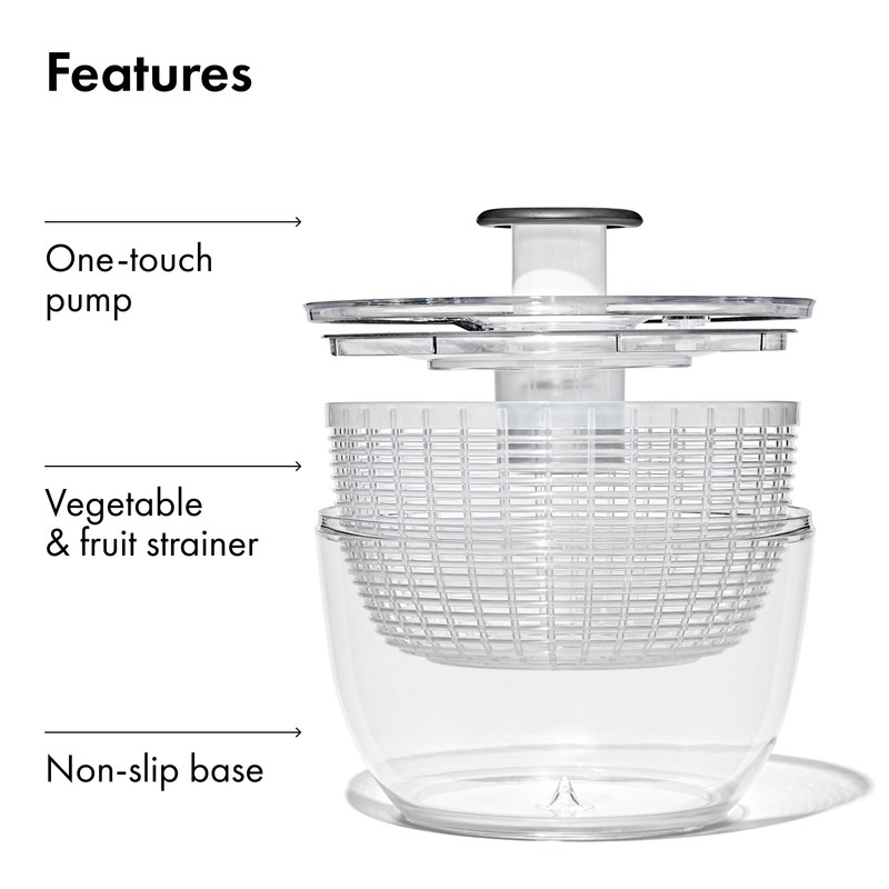 OXO Good Grips Salad Spinner | Lettuce Spinner | Fruit