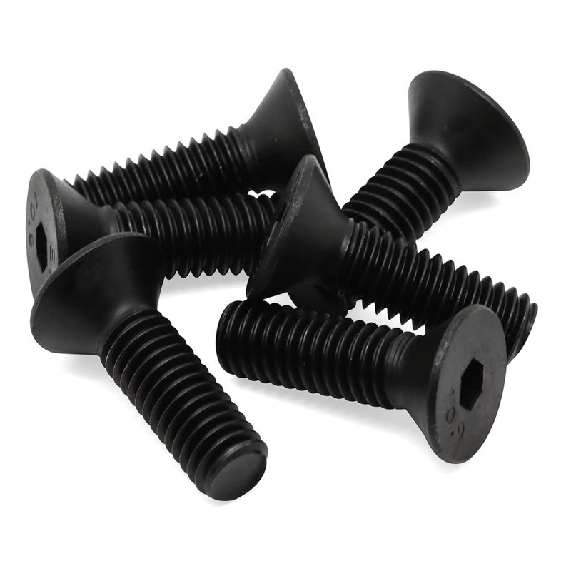 MewuDecor 1/4-20 x 1-1/4" Flat Head Socket Cap Screws Countersunk