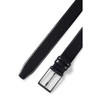 Boss Men's Carmello Belt made of Vegetable-tanned Leather with Metal