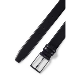 Boss Men's Carmello Belt made of Vegetable-tanned Leather with Metal Details (Carmello) - black, size: 100