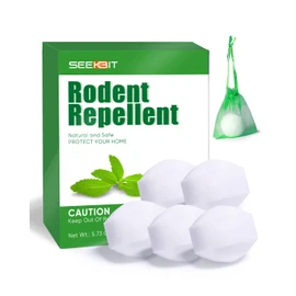 SEEKBIT 5 Pack Rodent Repellent Peppermint Oil to Repels Mice and Rats Squirrel and Other Rodents for Home Garages RV Closets Trucks Car Engines, Mouse Deterrent for Keep Mice Out