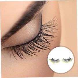 Beavorty 2pairs Sequins Eyelashes for Women Makeup Eye Accessories for Parties Events Lightweight Reusable Stunning Glitter Effect Easy Application