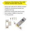 Sterling TML130 Internal 3" / 75mm Nickel Tubular Mortice Latch,
