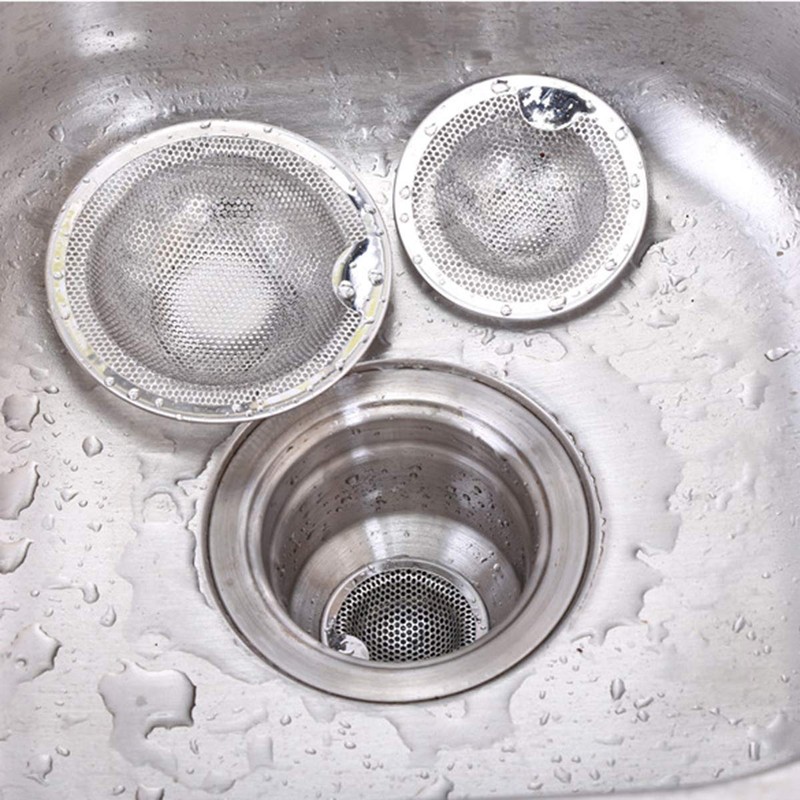 Fayomir Stainless Steel Sink Strainer Set of 2 Small Drain