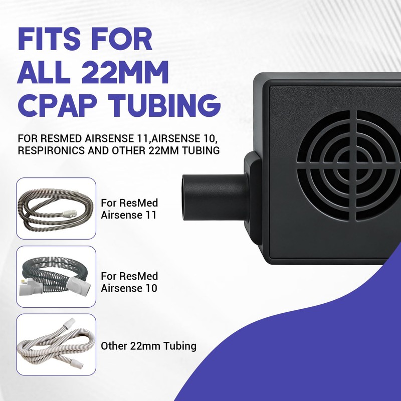 CPAP Hose Dryer Fan, 22mm Tube Blower with Adjustable Airflow