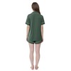Joyaria Womens Button Down Bamboo Viscose Pajamas Set Short Sleeve