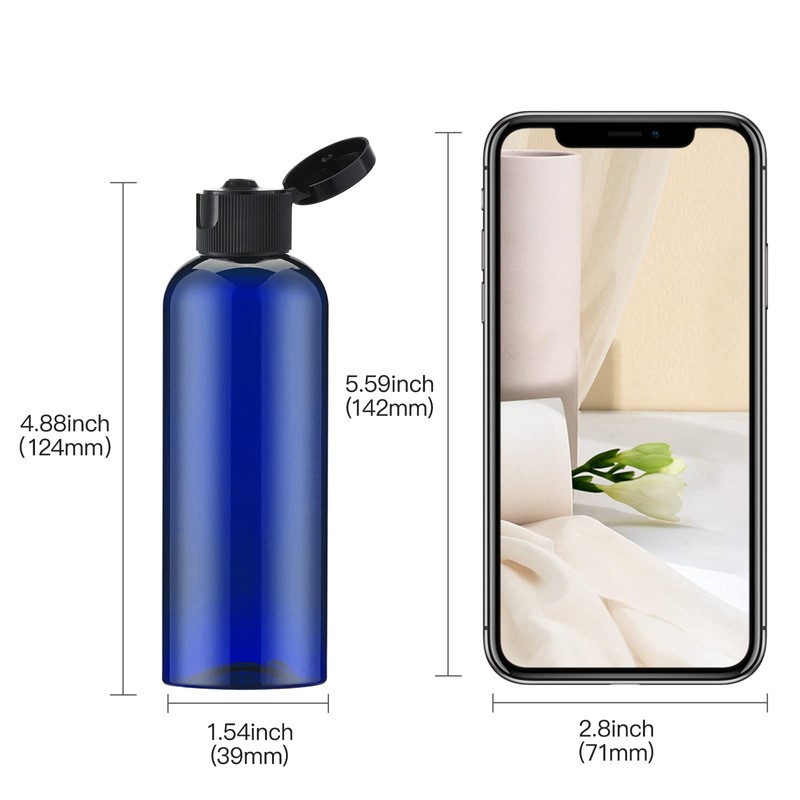 Toureal 100ml Travel Bottle for Toiletries (5 Pcs), Plastic Bottles