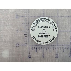 Bear Lake Colorado Rocky Mountains Marker Vinyl Sticker White and Black | Support your parks | Outdoor quality and built to last | 2" tall