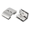 Sourcingmap Frameless Shower Door Hinge 8mm Thick Glass to Glass