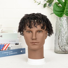 originea DAIXI 8x10 Inches Transparent Full Lace Interlocking Dreadlock Extensions Toupee, 0.2cm Width Sister Locs Extensions Human Hair Dreadlock On the Toupee