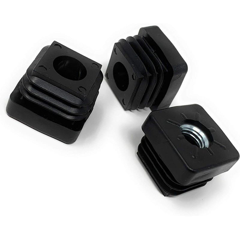 Design61 Threaded Plugs Square Tube Plugs 30 x 30 mm
