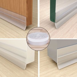 Door & Window Gap Seal Weatherstrip - Draft Blocker for Entryways and Sills Draft Seal Pad 5M - 25mm 4ea