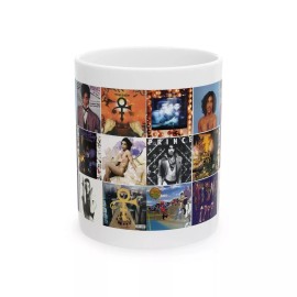 Unbranded Prince Album Cover Mug - Musical House Gift, Iconic Musician 11 Oz 15OZ - 15 Oz, White
