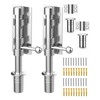 Heavy Duty Slide Bolt Gate Latch Hardware, 6.3 Inch Solid