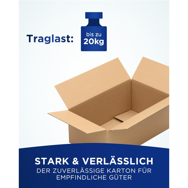 KK Verpackungen Shipping Boxes 500 x 300 x 200 mm