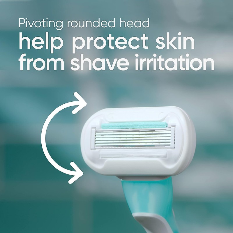 Gillette Venus Extra Smooth Sensitive Disposable Razors for Women with