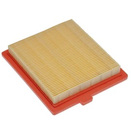 vhbw Replacement Filter (1 x Air Filter) Replacement for STIGA 1111-9169-01, 118550147/0 for Lawnmowers, 12.2 x 10.8 x 2 cm, Yellow, Orange