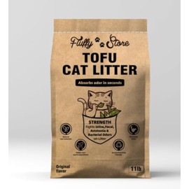 Tofu Cat Litter- 4 in 1 Mixed Cat Litter Clumping Litter, Odor Control, Flushable Litter and Dust Free-Fluffy Paws Store
