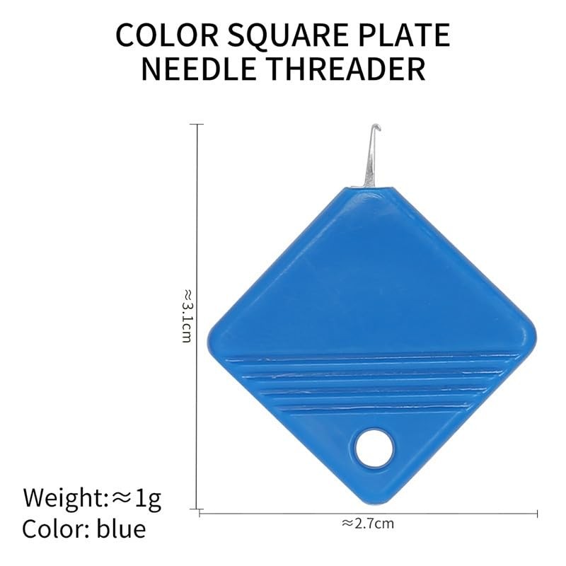 LB 2025 Sewing Machine Needle Threader 5Pc Blue Universal Square