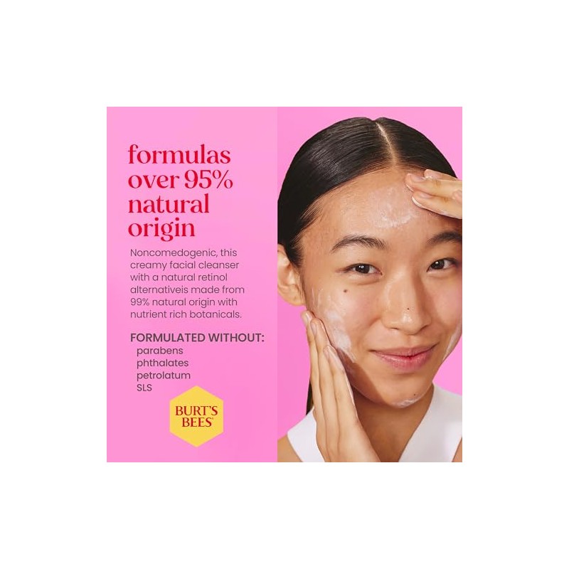 Burt's Bees crema renovadora, Cleanser, 177.44 ml (6 oz)