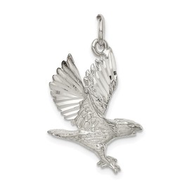 Auriga Fine Jewelry 925 Sterling Silver Eagle Charm Pendant