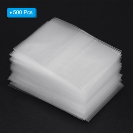 PATIKIL 39x30mm PVC Perforated Shrink Bands, 500Pcs Heat Shrink Wrap for Bottles, Jars, Cans and Tins Fits Cap Diameter 0.83 to 0.91", Clear