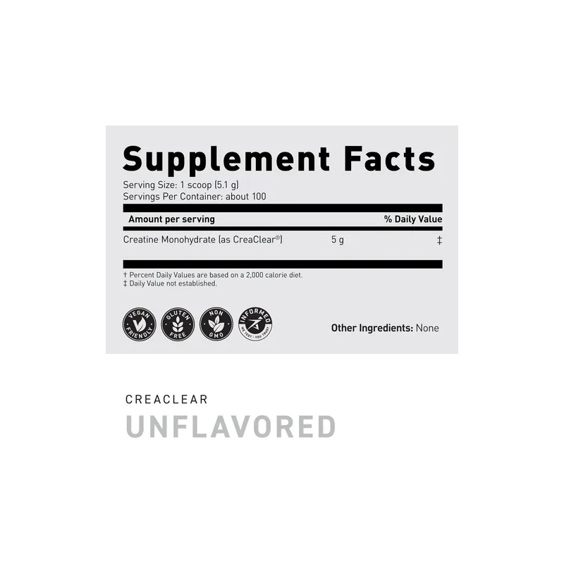 Kaged Creaclear Creatine Monohidratada Micronizada Premium