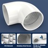 Pearwow PVC Vent Termination Cap, 1 Pcs Roof Vent Cap