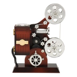 Vintage Music Box Innovative Exquisite Hand Crafted Old Film Projector Shaped Retro Music Box for Table Decoration