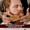 Beard Brush Comb Set for Men, Wooden Boar Bristle Hair