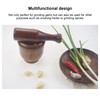 Garlic Grinder Bowl Jujube Wood Herb Crushing Bowl Multipurpose Spice