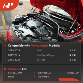 A-Premium Engine Crankcase Vent Valve Oil Separator Compatible with Volkswagen Jetta 2013-2021, Golf 2019-2021, Golf SportWagen 2019, 1.4L