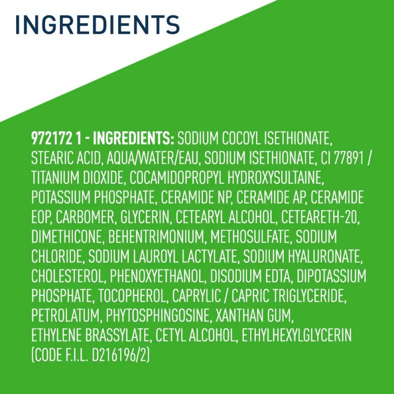 Barra Limpiadora Cerave Hydrating Con Crema Hidratante Al 5%