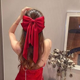 FASELE Hair Bowknot Hair Clip, Hair Ornament, Hair Accessory, Large, Elegant, Cute, Stylish, Women's, Wedding, Graduation, Entrance Ceremony, Party, Anniversary, Gift