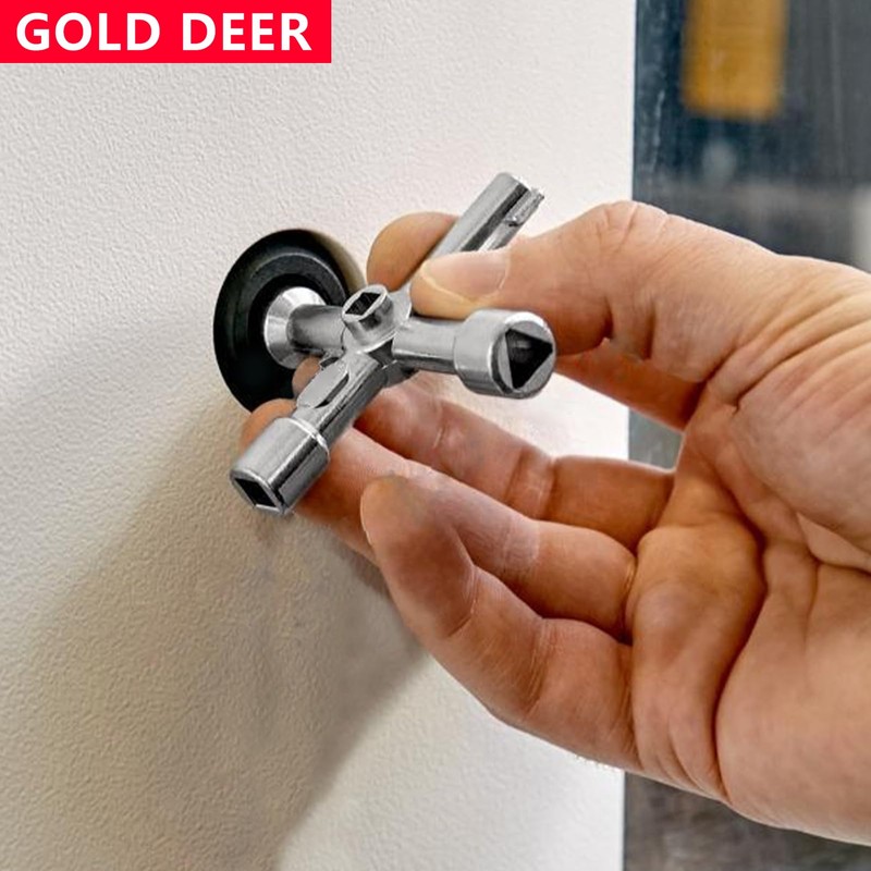GOLD DEER 4-Way Multi-function Key Wrench Set of 2 Multi-Purpose