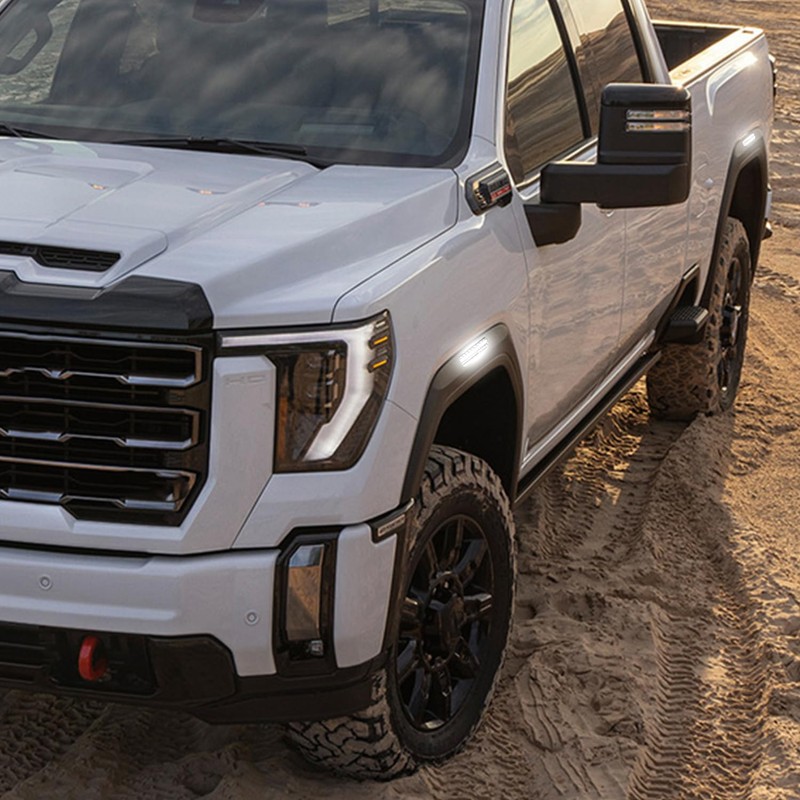 ROCCS 4PCS LED White Side Marker Lights Compatible with GMC