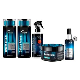 TRUSS Deluxe Prime Shampoo & Conditioner with Deluxe Prime & Mask & Oil Bundle