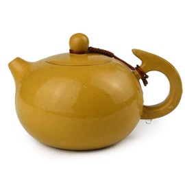Yixing Teapot Chinese Zisha Tea Xishi Pots Natural HuangDuan Mud (Yellow)