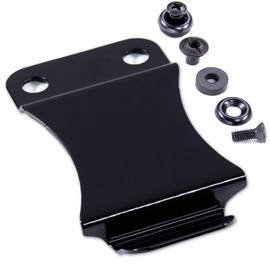 KYDEX Belt Clip for Holsters & Sheaths – (Flush Mount Design) - (Metal) - (Inside-The-Waistband/IWB) - (Fits 1.50in Belts) - (w/Mounting Hardware) - (1 Pack)