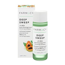 Farmacy Deep Sweep 2% BHA Toner for Face - Pore Cleaner and Facial Exfoliator - Salicylic Acid Face Toner (50ml)