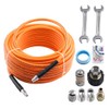 maXpeedingrods Sewer Jetter Kit for Pressure Washer 100FT, 5800PSI Drain