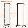 MISSLO Small Clothes Racks for Hanging Clothes Clothing Rack with