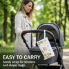 Pack of 3 Wet Wipes Bag for Babies, Wet Wipes