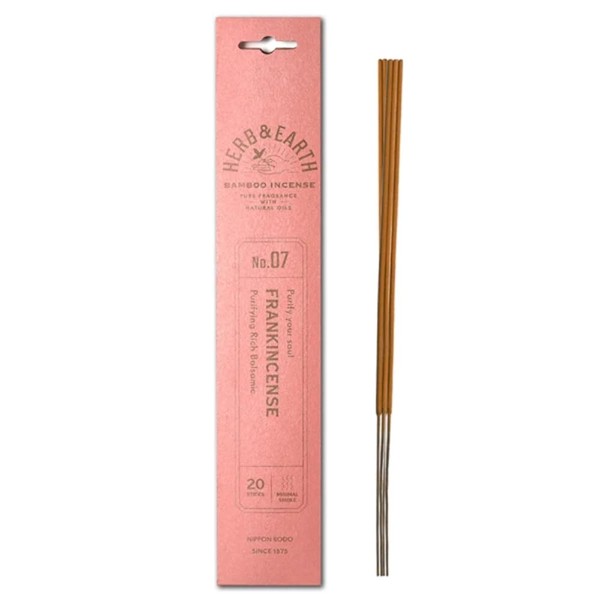HERB & EARTH H&E Bamboo Incense - Frankincense - 20