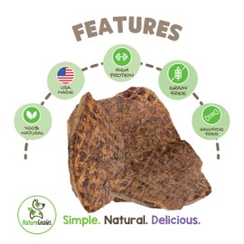 Nature Gnaws USA Lamb Lung Filets for Dogs (8oz) - Single Ingredient Natural Dog Chew Treats – Made in USA - Rawhide Free
