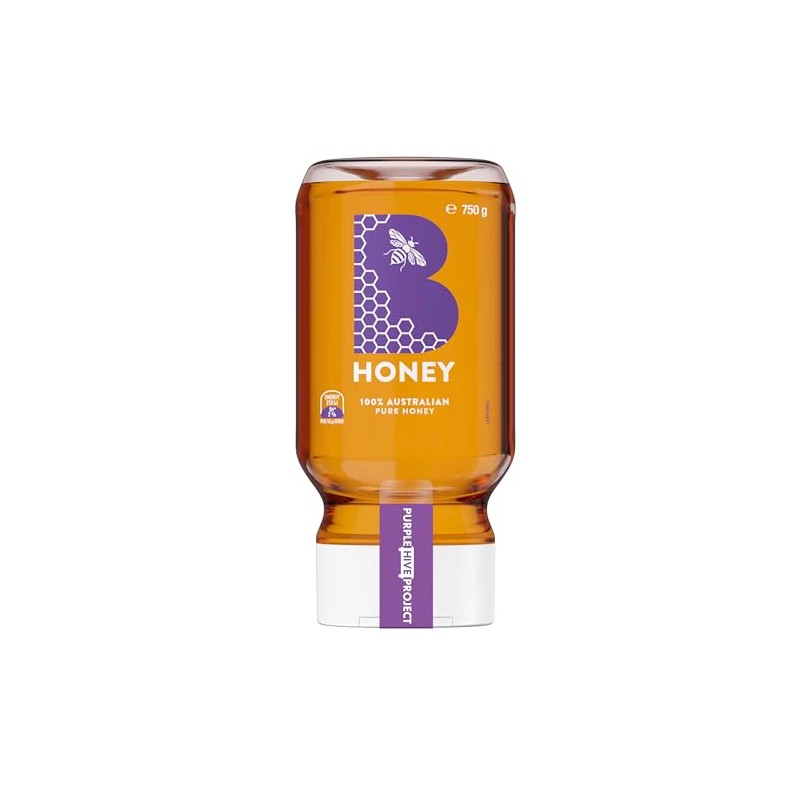 B Honey Squeeze 100% Pure Australian Honey, Squeezy Bottle 750G