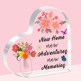 SDOFY New Home Gifts House Warming Gifts New Home for Friends Couple Family Housewarming Gifts First Home Acrylic plaque Gifts