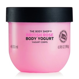The Body Shop British Rose Body Yogurt, 48hr Moisturizer, 100% Vegan, 6.98 Fl.Oz